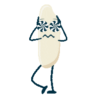 Hypnotise Collant Sticker by Riz Blanc