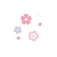 Cherry Blossom Flower Sticker by Meroware