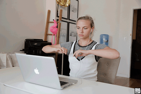 Office Downloading GIF by Man Repeller