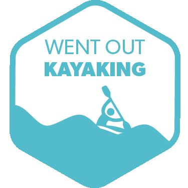 ocean kayaking Sticker by NZMountainSafety
