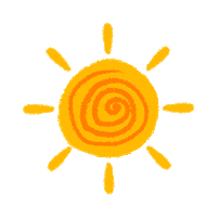 SundownBr beach kids family mar Sticker