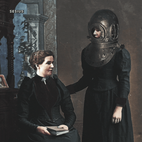 SESIUS_01 retro robot head scifi GIF