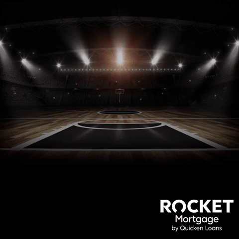 quicken loans basketball GIF by Rocket Mortgage by Quicken Loans