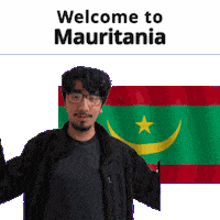 Mr Mauritania Sticker