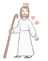 Jesus Vida Sticker by Nicole Almendrada