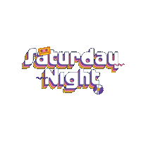 Saturday Night Hello Sticker