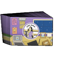 erynamante9306 art gift pr postcard Sticker