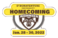 Homecoming Bona Sticker by St. Bonaventure University