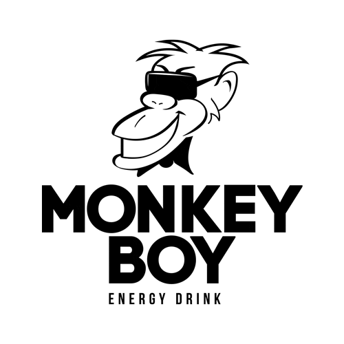 Monkeyboyenergy giphyupload norway Energy drink monkey boy Sticker