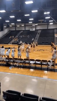 'Really Bad' High School Basketball Players Form Circle Around Teammate to Try to Even Up Score