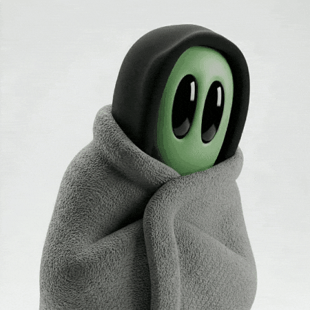 Freezing Warm Me Up GIF by Lonely Aliens