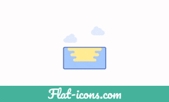 Animation Summer GIF by Flat-icons.com