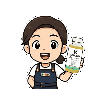 Tea Remedy Sticker by Kombucha Works