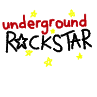 smolgul underground rockstar ambition smolgul Sticker