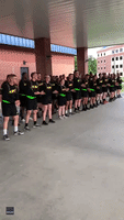 US Soldiers Learn Haka at Virginia Military Base