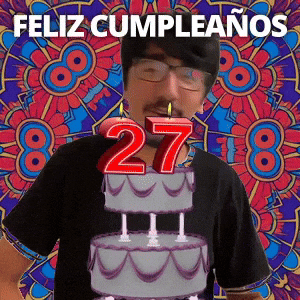 ¡Feliz 27.º cumpleaños!