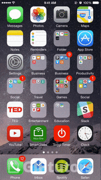 scared iphone by GIF tutors