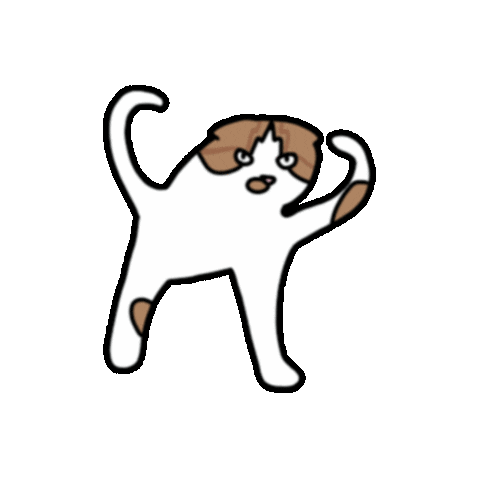 Angry Cat Sticker