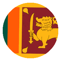 Sri Lanka Flag Sticker by Conscious Planet - Save Soil