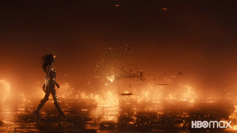 Wonder Woman Fireworks GIF by HBO Max