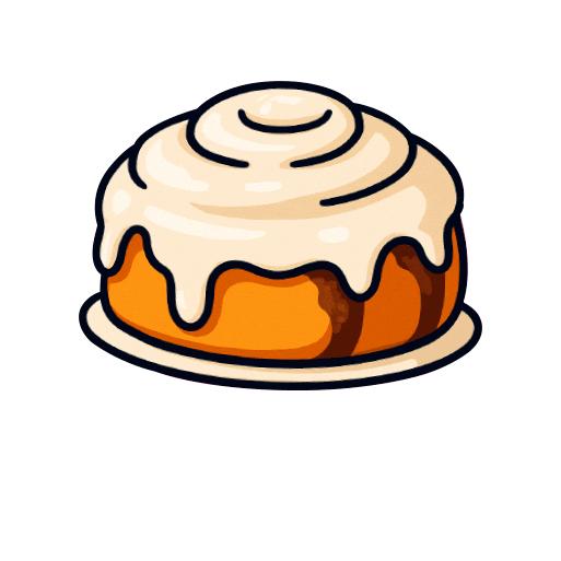 Cinnabonuy giphyupload roll canela cinnabon Sticker
