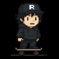Rocket Skateboard GIF