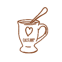 Caotina hot chocolate chocolate love caotina Sticker
