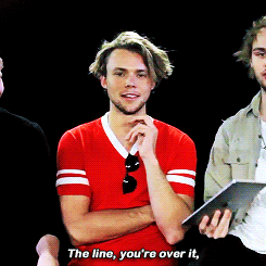 5 seconds of summer crossed the line GIF