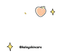 Sparkle Fruit Sticker by Kaley Skincare