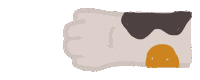 Cat Hand Sticker