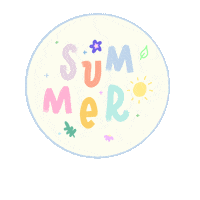 Happy Summer Sticker