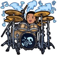 Trickortreatband Sticker