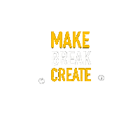 Makers_Asylum diy break create sustainability Sticker