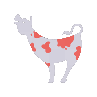 Vache Reproduction Sticker by XR REPRO