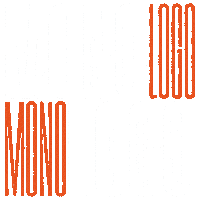 FrancescoMugnaini logo mono animated type monologo Sticker