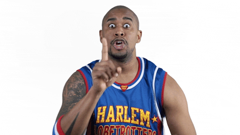 laughing GIF by Harlem Globetrotters