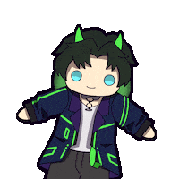 Happy Jump Sticker