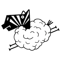 daszebraschaf wink zebraschaf Sticker