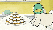 Cake Eat GIF by Sarah & Duck