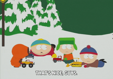 snow playing GIF by South Park 
