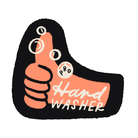 chandler_breeze giphyupload covid coronavirus hands Sticker