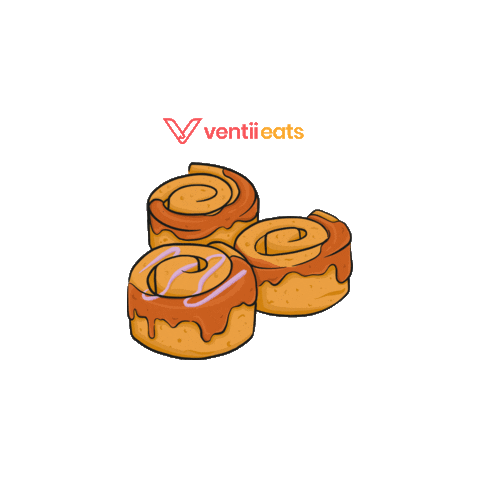 ventiieats love home delivery sushi Sticker