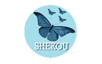 Butterfly Clothing Store Sticker by Shekou Woman