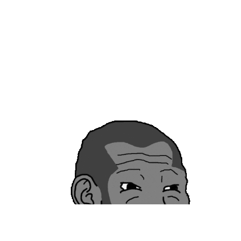 Wojak Dank Memes Sticker by Database數據