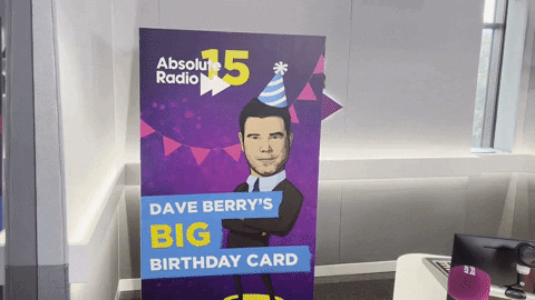 Birthday Card GIF by AbsoluteRadio