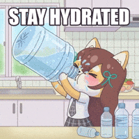 Drink Water Drinking GIF by WUFFI