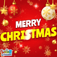 Merry Christmas GIF by Lucas and Friends by RV AppStudios