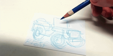 RFlores67 giphyupload cartoon car army GIF