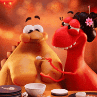 Chinese New Year Celebration GIF by Claynosaurz