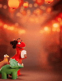 Chinese New Year Celebration GIF by Claynosaurz